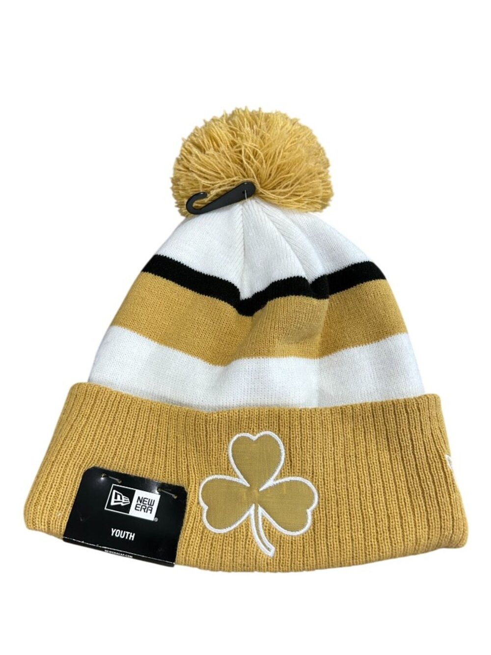 NWT New Era Youth NBA Boston Celtics Knit Beanie Hat MSRP $30.99